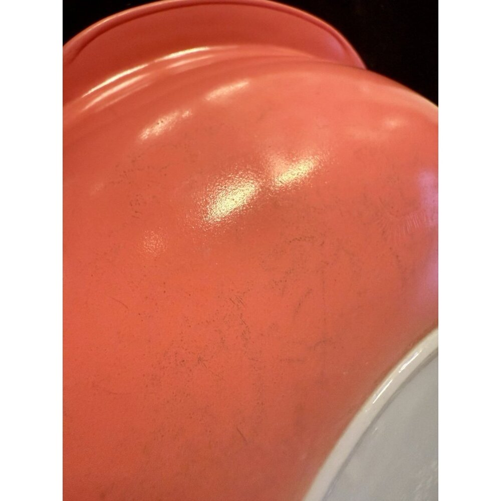 Vintage Pyrex 2 Qt Casserole Baking Dish Pink Flamingo - Picture 7 of 10